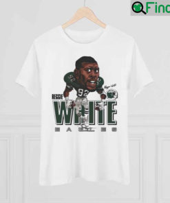 Reggie White Philadelphia Football Legend Retro Caricature Shirt