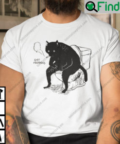 Shit Happens Black Cat Shirt