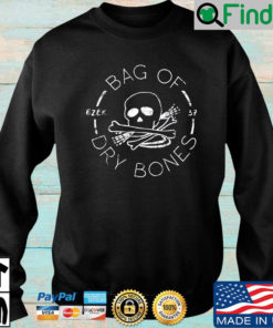 Skull bag of bry bones sweatshirt