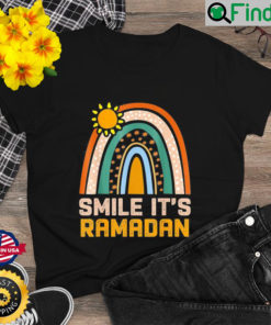 Smile its Ramadan Muslim Eid Mubarak Islamic Ramadan Shirt
