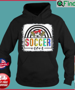 Soccer Mom Rainbow Leopard Soccer Mom Mothers Day 2022 Hoodie