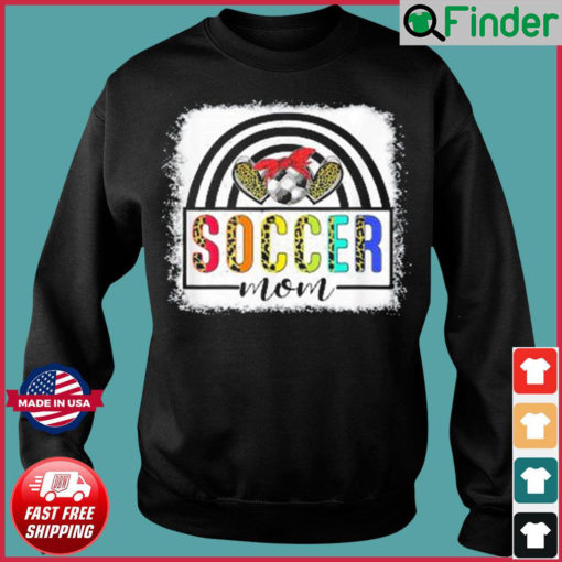 Soccer Mom Rainbow Leopard Soccer Mom Mothers Day 2022 Sweatshirt