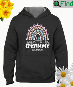 Soon to be grammy est 2022 mothers day leopard rainbow Hoodie