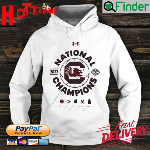 South Carolina Gamecocks Under Armour Womens 2022 NCAA Womens Basketball National Champions Hoodie