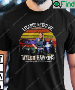 Taylor Hawkins Thanks For The Music And Memories Shirt