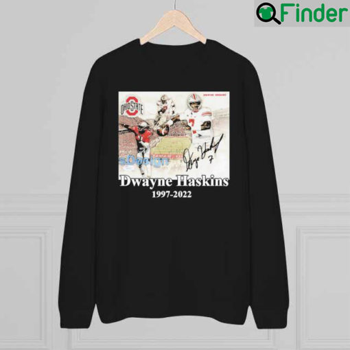 Thank You For The Memories 1997–2022 Dwayne Haskins Sweatshirt