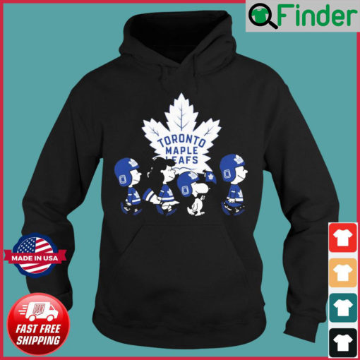 The Peanut Characters Walking Toronto Maple Leafs 2022 Hoodie