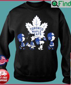 The Peanut Characters Walking Toronto Maple Leafs 2022 Sweatshirt