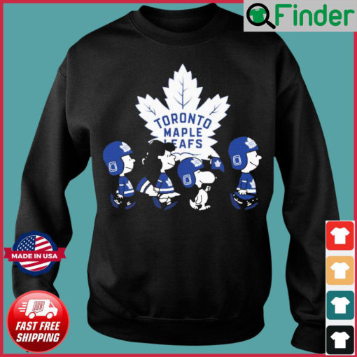 The Peanut Characters Walking Toronto Maple Leafs 2022 Sweatshirt