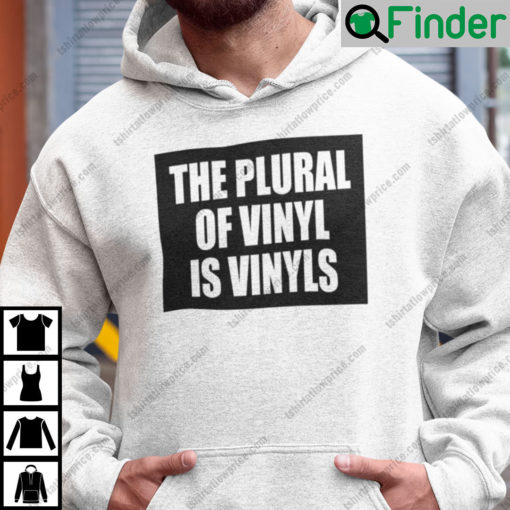 The Plural Of Vinyl Is Vinyls Hoodie