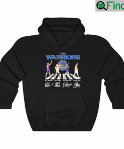 The Warriors Klay Thompson Kevon Looney Draymond Green Stephen Curry Abbey Road 2022 signatures Hoodie