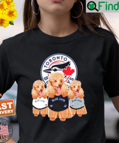 Three Poodle Toronto Blue Jays Baseball Shirt