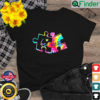 Tie Dye Puzzle Pieces Be Kind Autism Awareness Holding Shirt