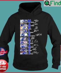 Toronto Maple Leafs All Team Players Signatures Hoodie