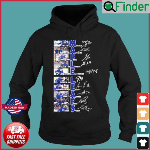 Toronto Maple Leafs All Team Players Signatures Hoodie