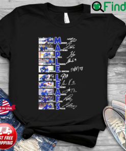 Toronto Maple Leafs All Team Players Signatures Shirt