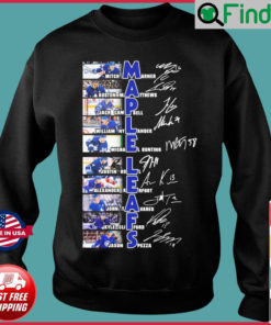 Toronto Maple Leafs All Team Players Signatures Sweatshirt