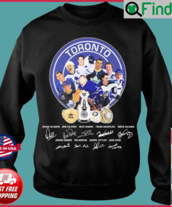 Toronto Maple Leafs Team Hockey 2022 Signatures Sweatshirt