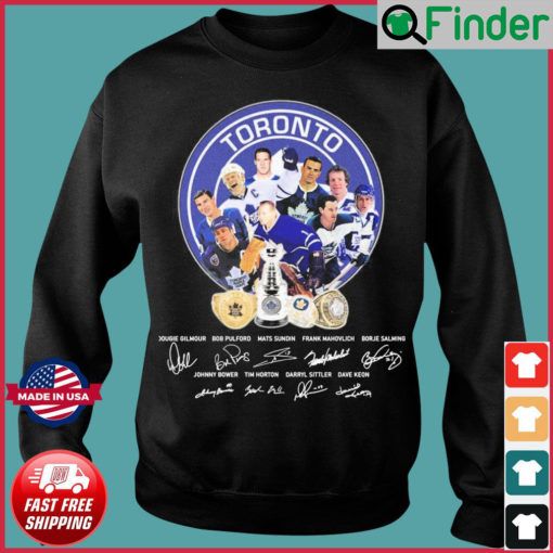 Toronto Maple Leafs Team Hockey 2022 Signatures Sweatshirt