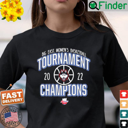 Uconn Huskies 2022 Big East Basketball Conference Tournament Champions Shirt
