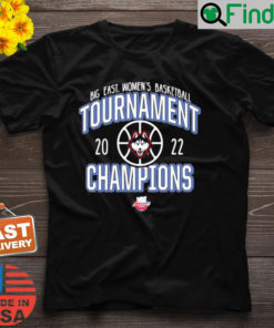 Uconn Huskies 2022 Big East Basketball Conference Tournament Champions T Shirt