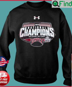 Under Armour Denver Pioneers 2022 Mens Hockey National Champions Sweatshirt