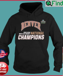 University of Denver Mens Hockey 2022 National Champions Hoodie