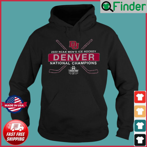 University of Denver Mens Hockey 2022 National Champions Locker Room Hoodie