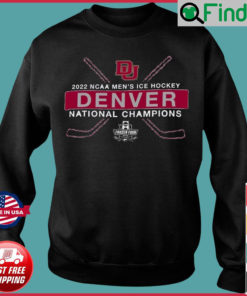 University of Denver Mens Hockey 2022 National Champions Locker Room Sweatshirt