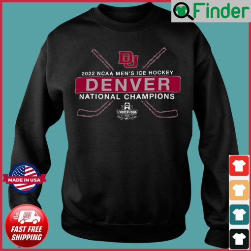 University of Denver Mens Hockey 2022 National Champions Locker Room Sweatshirt