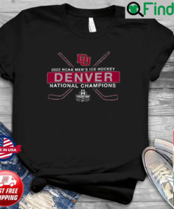 University of Denver Mens Hockey 2022 National Champions Locker Room T Shirt