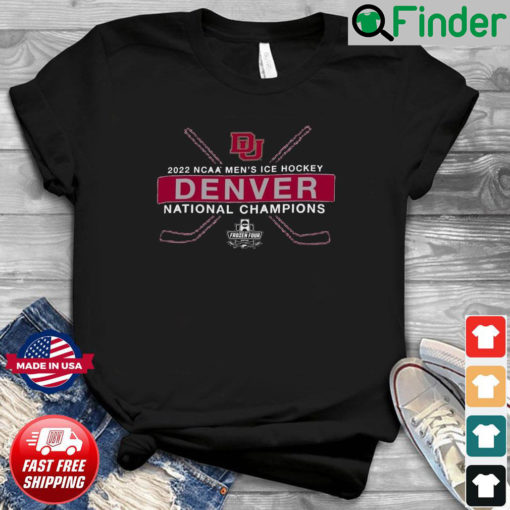 University of Denver Mens Hockey 2022 National Champions Locker Room T Shirt