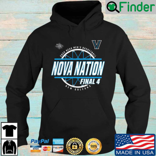 Villanova Wildcats 2022 NCAA Mens Basketball Nova Nation Final Four Hoodie