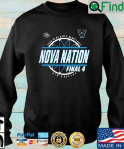 Villanova Wildcats 2022 NCAA Mens Basketball Nova Nation Final Four Sweatshirt