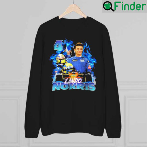 Vintage 90s Lando Norris Mclaren Racing 90s F1 Formula One Unisex Sweatshirt