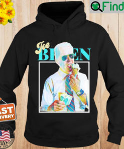 Vintage Funny Anti Joe Biden Eating Ice Cream Hoodie