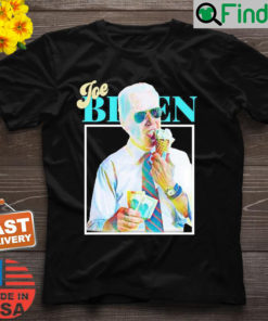 Vintage Funny Anti Joe Biden Eating Ice Cream Shirt