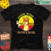 Wanna Smoke Alpaca Bowl Vintage Retro Lover T Shirt