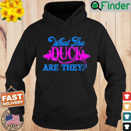 What The Duck Are They Twins Gender Reveal Hoodie