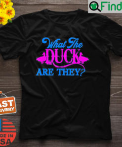 What The Duck Are They Twins Gender Reveal T Shirt