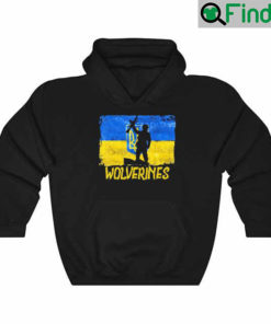 Wolverines Support Ukraine Wolverines Love Support Hoodie