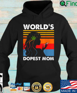 Worlds Dopest Mom Weed Soul Cannabis Vintage Hoodie