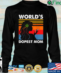 Worlds Dopest Mom Weed Soul Cannabis Vintage Sweatshirt
