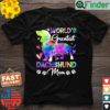 Worlds Greatest Dachshund Colorful For Mother Day T Shirt