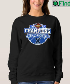 Xavier musketeers wins nit 2022 champions NBA sweatshirt