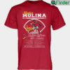 Yadier Molina St Louis Cardinals Player 2004 Forever Signatures Shirt
