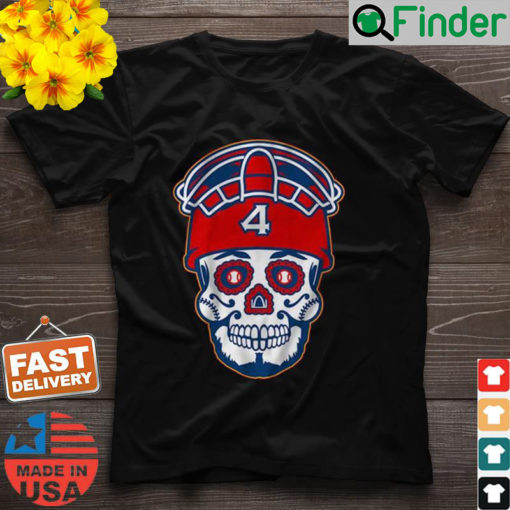 Yadier Molina Sugar Skull T Shirt