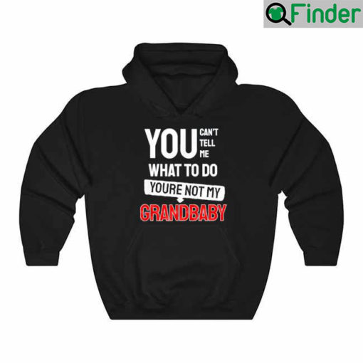 You cant tell me what to do you are not my Grandbaby Hoodie