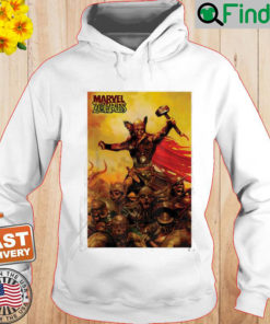 Zombies Marvel Thor What If Hoodie