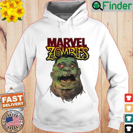 Zombies The Huk Zombie Head Marvel What If Hoodie